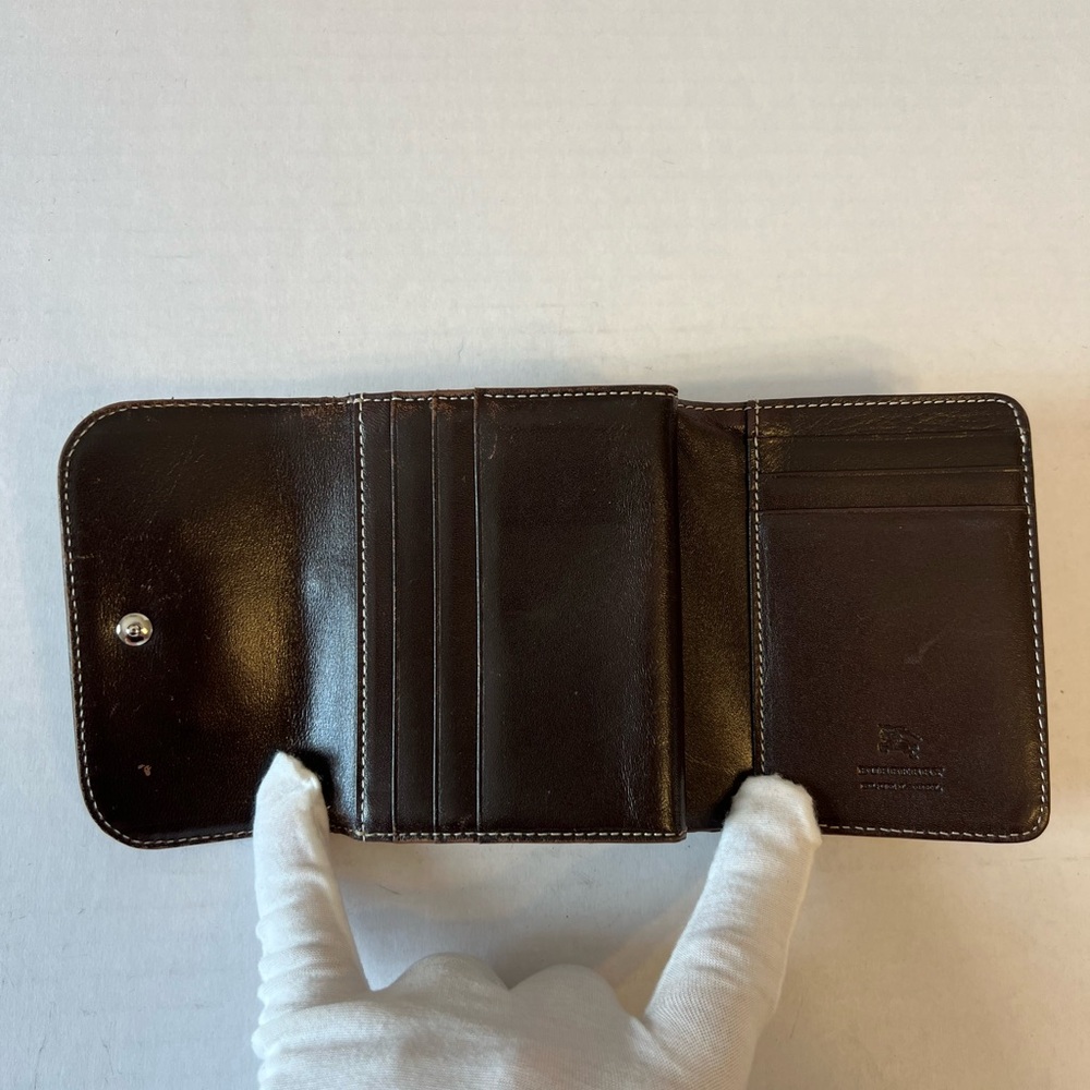 Burberry Blue Label Plaid KISSLOCK Wallet - Picture 6 of 14